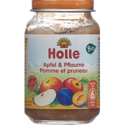Holle Apple & Plum from the 6th month Organic 190g