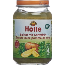 Holle Spinach with Potatoes from the 4th Month Organic 190g