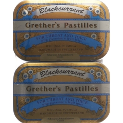 Grether’s Pastilles Blackcurrant Duopack 2x 110g