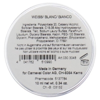 Carneval Color Aqua Make Up Weiss Dose 10ml