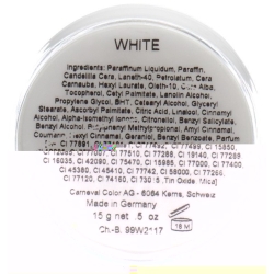 Carneval Color Fettschminke Weiss Dose 15ml