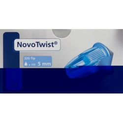 Novo Twist Injektionsnadeln 5mm 32g 100 Stück