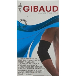 Gibaud Ellenbogenbandage Anatom S 22-25cm Schwarz