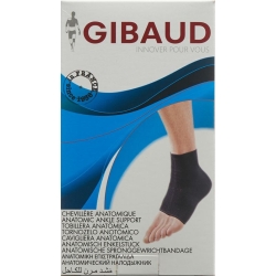 Gibaud Sprunggelenkbandage Anat S 18-21cm schwarz