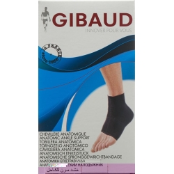 Gibaud Sprunggelenkbandage Anat M 21.5-24.5cm schwarz