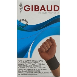 Gibaud Handgelenkmansch Verstellbar S 13-15cm Schwarz