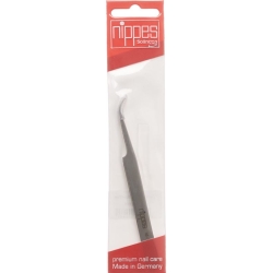 Nippes tick tweezers 12cm angled stainless steel