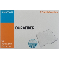 Durafiber Wundauflage 5x5cm Steril 10 Stück