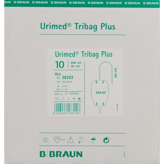 Urimed Tribag Plus Beutel 500ml 20cm Steril 10 Stück buy online