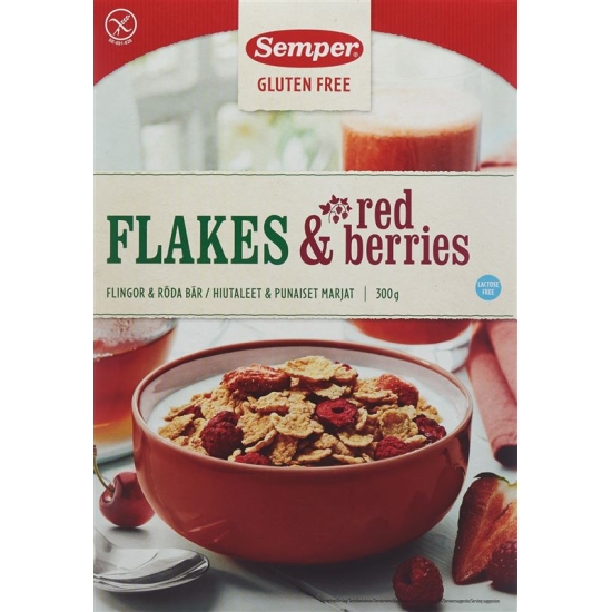 Semper Extra Flakes Rote Früchte Glutenfrei 300g buy online