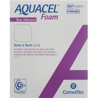 Aquacel Foam 5x5cm Non-Adhesive 10 Stück