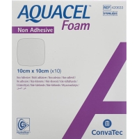 Aquacel Foam 10x10cm Non-Adhesive 10 Stück