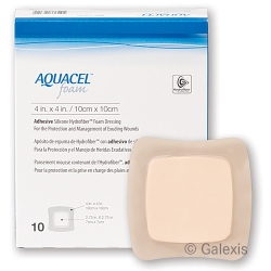 Aquacel Foam 17.5x17.5cm Adhesive 10 Stück