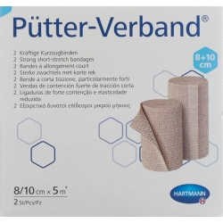 Puetter Verband 8/10cmx5m 2 Stück