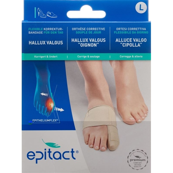 Epitact Hallux Valgus Korrekturschiene Grösse L 23-24.5cm buy online