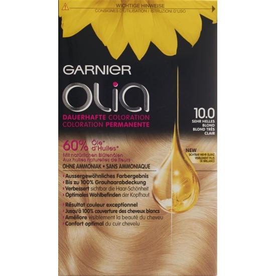 Olia Hair Color 10.0 Very Light Blonde buy online