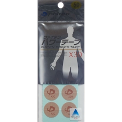 Phiten Aqua Titan Power Tape X30 rund 50 Stück