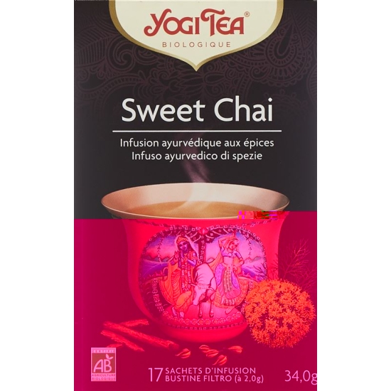 Yogi Chai Tee Sweet Chai Beutel 17 Stück buy online