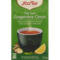 Yogi Green Tea Ingwer Zitrone Beutel 17 Stück