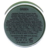 Carneval Color Fettschminke Grün Dose 15ml