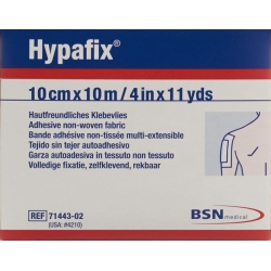Hypafix adhesive fleece 10cmx10m roll