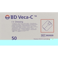 BD Veca-c Katheter Fixierverband Sichtfenst 50 Stück