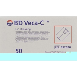 BD Veca-c Katheter Fixierverband Sichtfenst 50 Stück