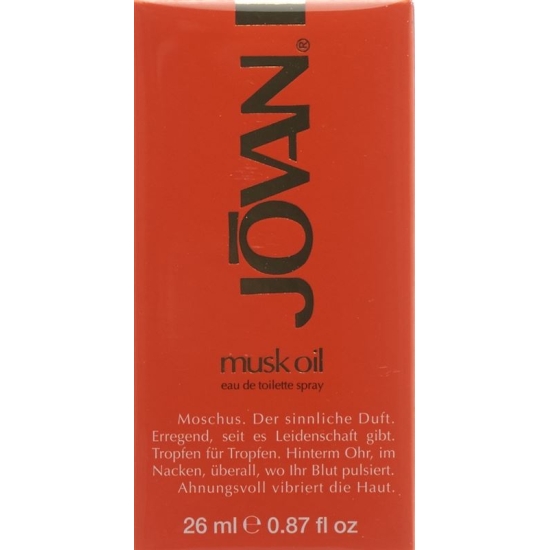 Jovan Musk Oil Eau de Toilette Spray 26ml buy online
