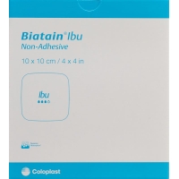 Biatain Ibu Non-Adhesive Schaumverband 10x10cm 5 Stück