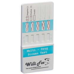 Willi Fox Drug Test Multi 10 drugs Urine 2 pcs
