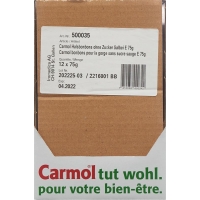 Carmol Tray Hals-Bonbons ohne Zucker 12 Beutel 75g