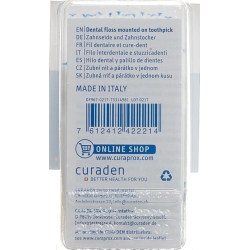 Curaprox DF 967 Flosspic Zahnstocher+ Seide 30 Stück