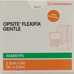 Opsite Flexifix Gentle film dressing 2.5cmx5m