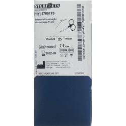 Aichele 1x Steril Fadenschere Iris Ger 11cm 25 X