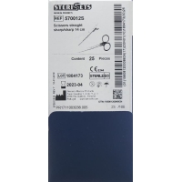 Aichele 1x Steril Chir Schere Gera 14cm Sp/sp 25 X