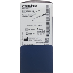 Aichele 1x Steril Pinzette Anat 13cm Gerade 25 X