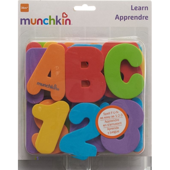 Munchkin Bade Buchstaben & Zahlen 36 Stück buy online