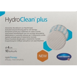 Hydroclean Plus Wundkissen 4cm Rund 10 Stück