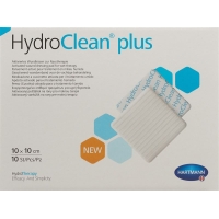 Hydroclean Plus Wundkissen 10x10cm 10 Stück