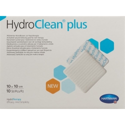 Hydroclean Plus Wundkissen 10x10cm 10 Stück