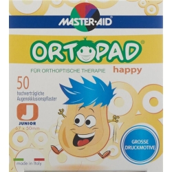 Ortopad Happy Occlusionspflaster Junior 50 Stück
