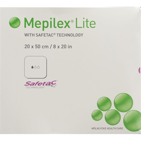 Mepilex Lite Absorptionsverb 20x50cm Silik 4 Stück buy online