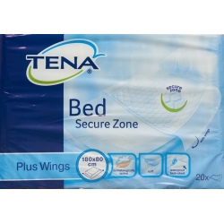 Tena Bed Plus Wings Bettschutz 80x180cm 20 Stück
