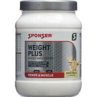 Sponser Weight Plus vanilla powder can 900 g