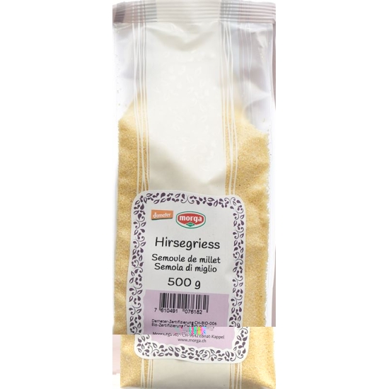 Morga Millet semolina bio Demeter Battalion 500 g