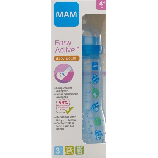 MAM Easy Active Baby Bottle 330ml bottle 4+ months