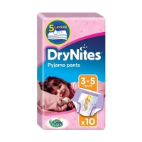 Huggies diapers Drynites Night Girl 3-5 years 10 pcs