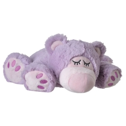 Beddy Bear stuffed animal heat Sleepy Bear purple