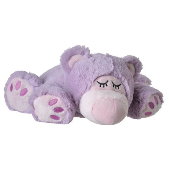 Beddy Bear stuffed animal heat Sleepy Bear purple