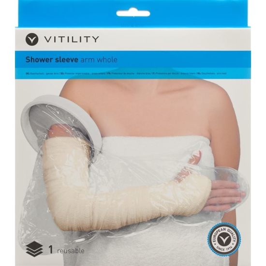 Vitility shower coating whole arm